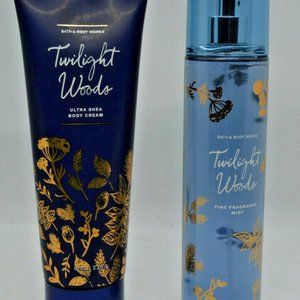 2 BATH BODY WORKS*TWILIGHT WOODS*